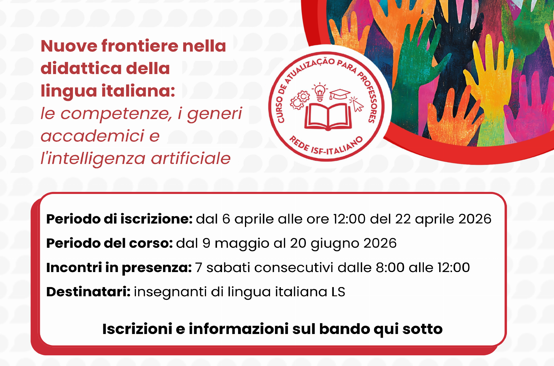 Locandina in italiano